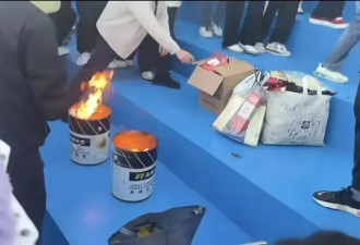 安徽芜湖一高校公开销毁香烟 明令禁止学生吸烟