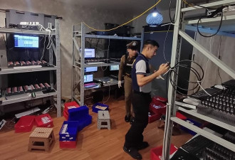 泰警破获史上最多诈骗设备案 牵涉中国犯罪分子