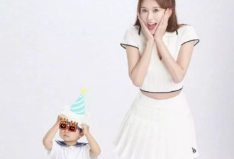 林志玲50岁生日首晒2岁儿子，母子俏皮同框庆祝