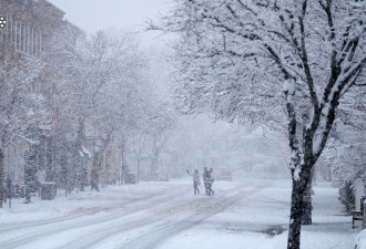 感恩节假期尾声大暴雪 美国预计600万人受影响