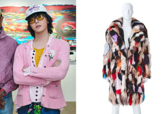 权志龙的“韩式半永久”！皮草穿搭了解一下？