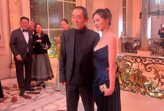 张艺谋带儿女出席巴黎名媛舞会,张壹娇和哥哥共同出镜