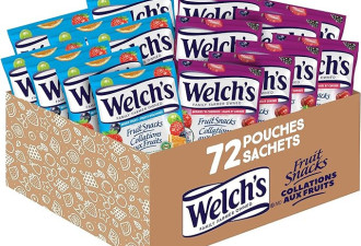 Welch's 水果零食，混合水果和浆果“N 樱桃”，散装