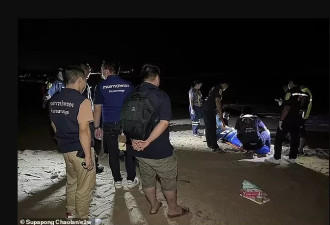 美女海边美景中做瑜伽 一个巨浪打来 被卷走丧命