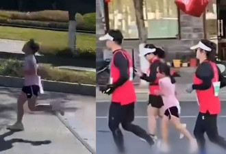 "蹭跑"全马女孩父亲承认违规：女儿10岁已练跑3年