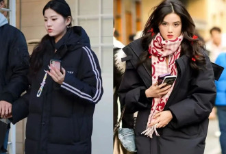 降温后成都女生亲身示范 个个好看保暖