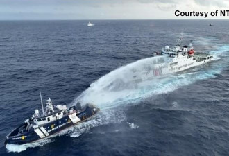 中菲船只再次爆发水炮与侧撞冲突 两国相互指责