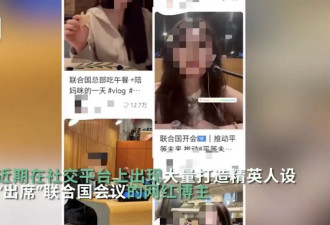 网红涌向联合国“开会”？背后真相曝光！