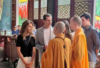 阿萨德携妻女访灵隐寺获开正门 照片上热搜 网民叹…