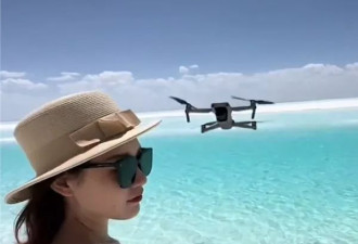 女子湖边打卡惨被高速无人机撞脸破相 锁骨遭划破 惊险视频曝