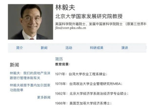 网友们扒出林毅夫的投机历史了