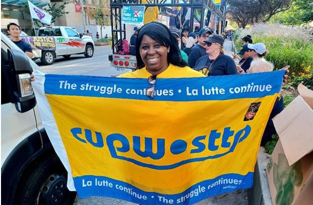 Jan Simpson, CUPW’s first Black president, leads 55,000 Canada Post workers in a strike for fair wages, health and safety, and pension security. JanSimpson #CUPW #CanadianUnions #WorkersRights #FairWages #RetirementSecurity #BlackLeaders #UnionStrong #PostalStrike