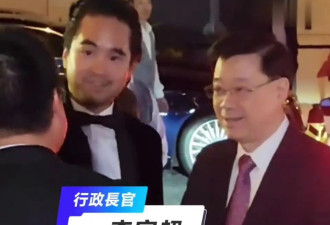 香港千亿豪门娶媳妇 霍震霆朱玲玲现身祝贺 73岁刘銮雄坐轮椅喝喜酒
