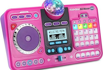 VTech Kidi Star DJ 混音器 - 粉色（英文版）