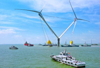全球最大漂浮式风电平台 在中国广东投运