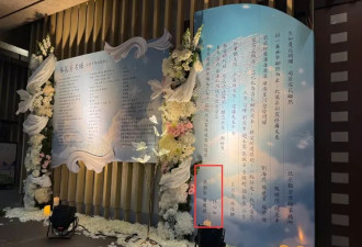 琼瑶花葬，儿媳掩面哭泣，儿子捧骨灰盒神情凝重
