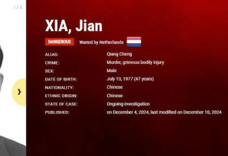 这位华人男子被头号通缉! 欧洲在找这20个人