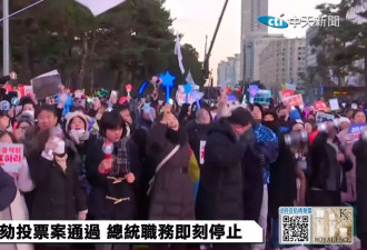 快讯：南韩国会刚刚通过弹劾总统尹锡悦案成功