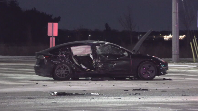 A two-vehicle collision in Brampton sent 3 to hospital. (Jacob Estrin)