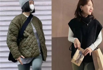 上海街拍带火了一种穿法叫袜子裹裤子 保暖时髦