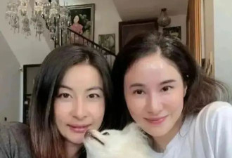 43岁郭晶晶豪宅内与闺蜜合影，穿深V衬衫女人味爆棚，美到差点认不出
