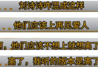 曝吴奇隆刘诗诗已离婚！女方不愿再贴补男方，年底工作多将进新组
