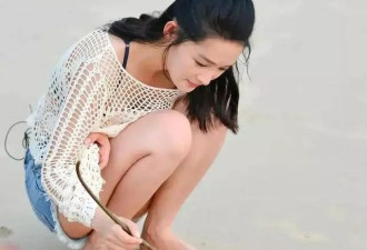 这应该是李沁很想删掉的沙滩照,网友:都替她尴尬