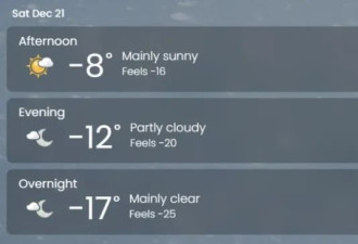 -45℃极寒+120公里/小时狂风！能见度为零！加拿大这个严冬太凶猛