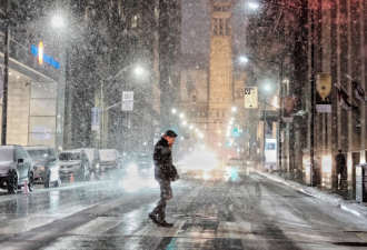 多伦多体感低至-25度！多地极寒警报 未来两天继续下雪