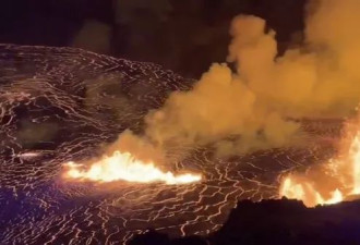 夏威夷第2大火山喷发!烟柱直窜天际,岩浆狂喷画面曝光