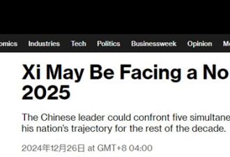 习近平明年恐面临五大挑战 首个“风暴”是...