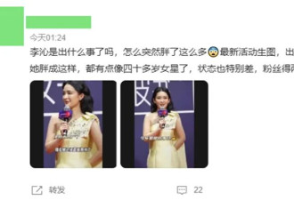 北京这一夜 被“发胖”的李沁惊艳了 整个人面相都变了 颜值惊鸿一瞥