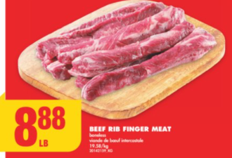 冲！多伦多超市特价：牡丹圆米$11.98！雪蟹腿半价！送4L牛奶