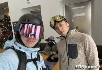 谢霆锋带2个孩子陪奶奶滑雪，一家人终团聚