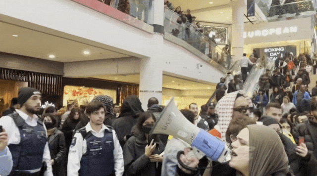 Eaton Centre又乱套！加拿大商场100人大混战，人群尖叫逃散