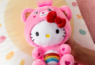 8 折，Care Bears Hello Kitty 装扮成欢呼熊 8 英寸