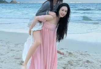 钟丽缇晒全家合照，14岁的考拉五官复刻妈妈