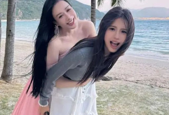 钟丽缇晒全家合照，14岁的考拉五官复刻妈妈