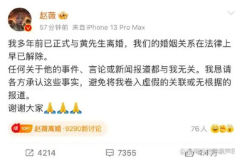 赵薇官宣离婚 背后的水太深了