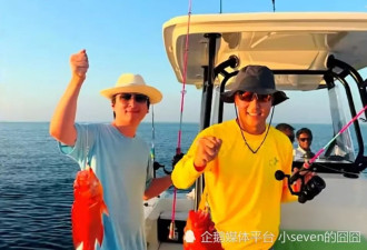 36岁王思聪近照曝光，出海垂钓瘦了不少