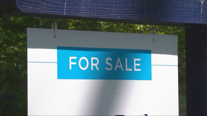 A real estate "for sale" sign is seen in this file photo. (CTV News)