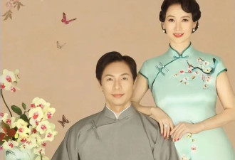 54岁翁虹晒全家福！16岁女儿穿旗袍太惊艳，气质和身材都不输妈妈