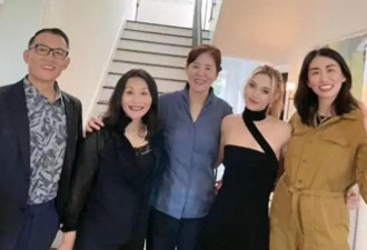 郎平一家五口美国聚餐！老公罕露面帅气逼人，女儿白浪身高超抢镜