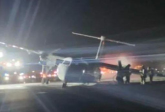 加拿大航空也在降落时起火 乘客绝望以为坠毁…