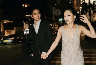霍英东孙女晒性感写真，与老公街头拥吻，曾...