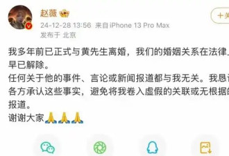 赵薇与黄有龙最后合影曝光 离婚原因恐不简单