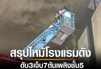 泰国突发大火!40余人被困!有中国人被送入ICU!