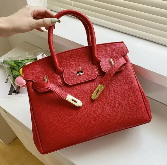 The "Walmart Birkin," also known as the "Wirkin," is a handbag that closely resembles the luxury handbag, but for less than $100. Photo courtesy: BESTSPR/Walmart