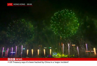 【视频】亚洲多国敲响新年钟声 燃放绚烂烟花