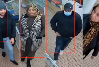 士嘉堡商店遭分心盗窃 现金和商品被偷！警方寻4名嫌疑人